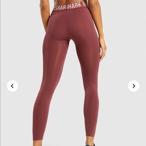 GymShark Brown/Taupe Seamless Leggings